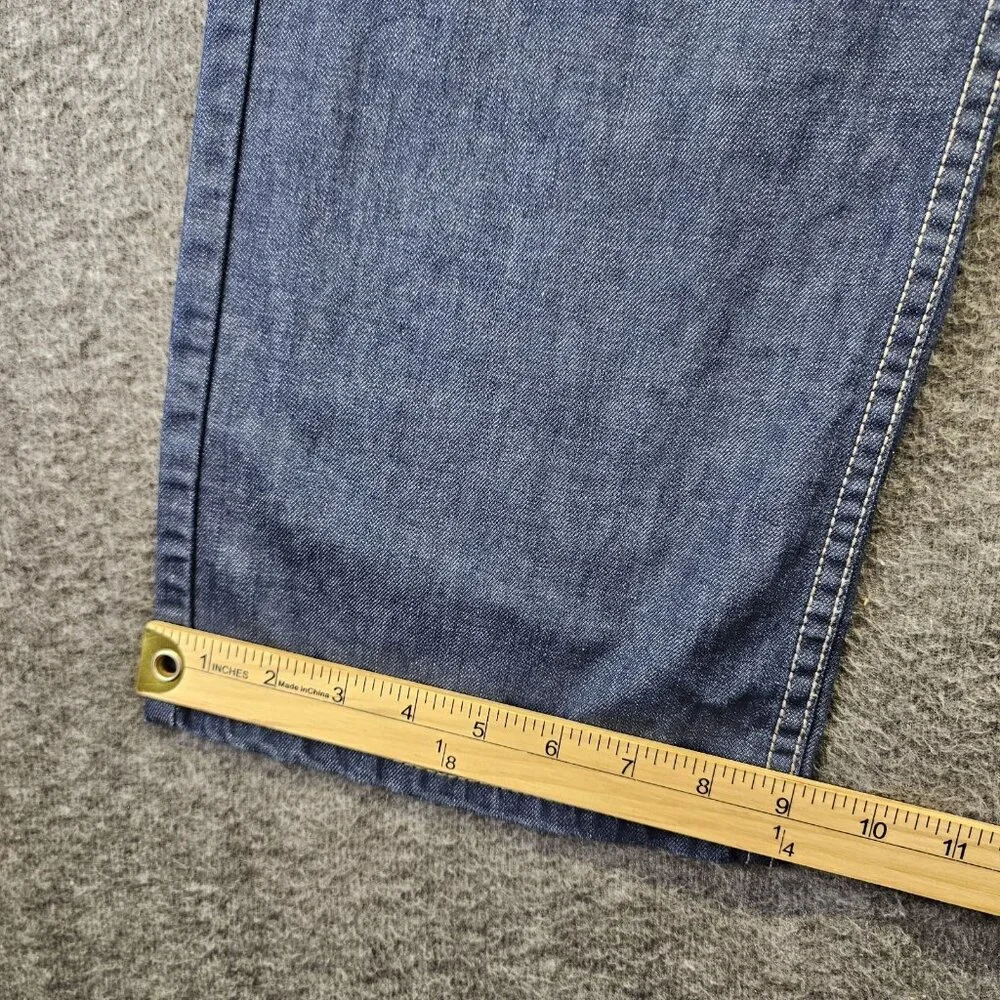 Levis 514 Jeans Mens Size 38x30 Dark Blue Wash Straight Fit Denim Cotton